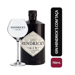 Gin Hendrick's com Taça - 750ML