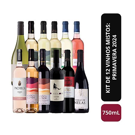 Kit 12 Vinhos Primavera 2024 - 750 ML