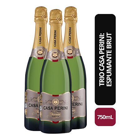 Trio Espumante Casa Perini Brut  - 750Ml