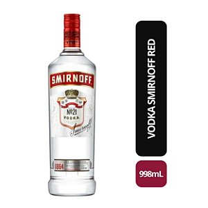 Combo Vodka Smirnoff 998ml + 4 Red Bull Regular